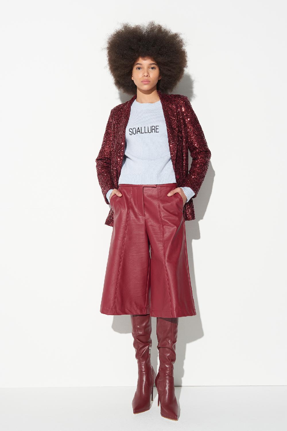 Soallure MAGLIA GIROCOLLO RICAMO SOALLURE Novità