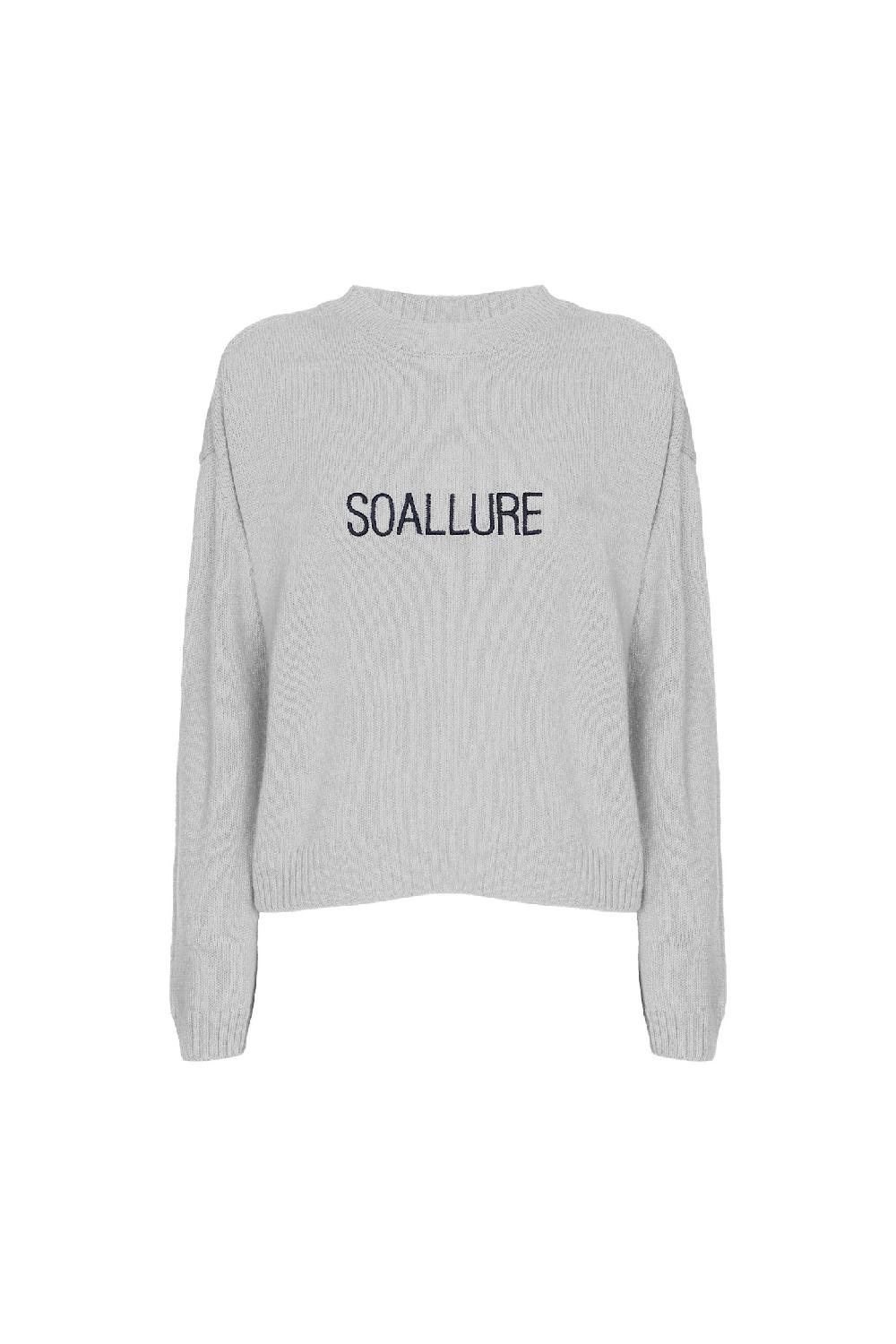 Soallure MAGLIA GIROCOLLO RICAMO SOALLURE Novità