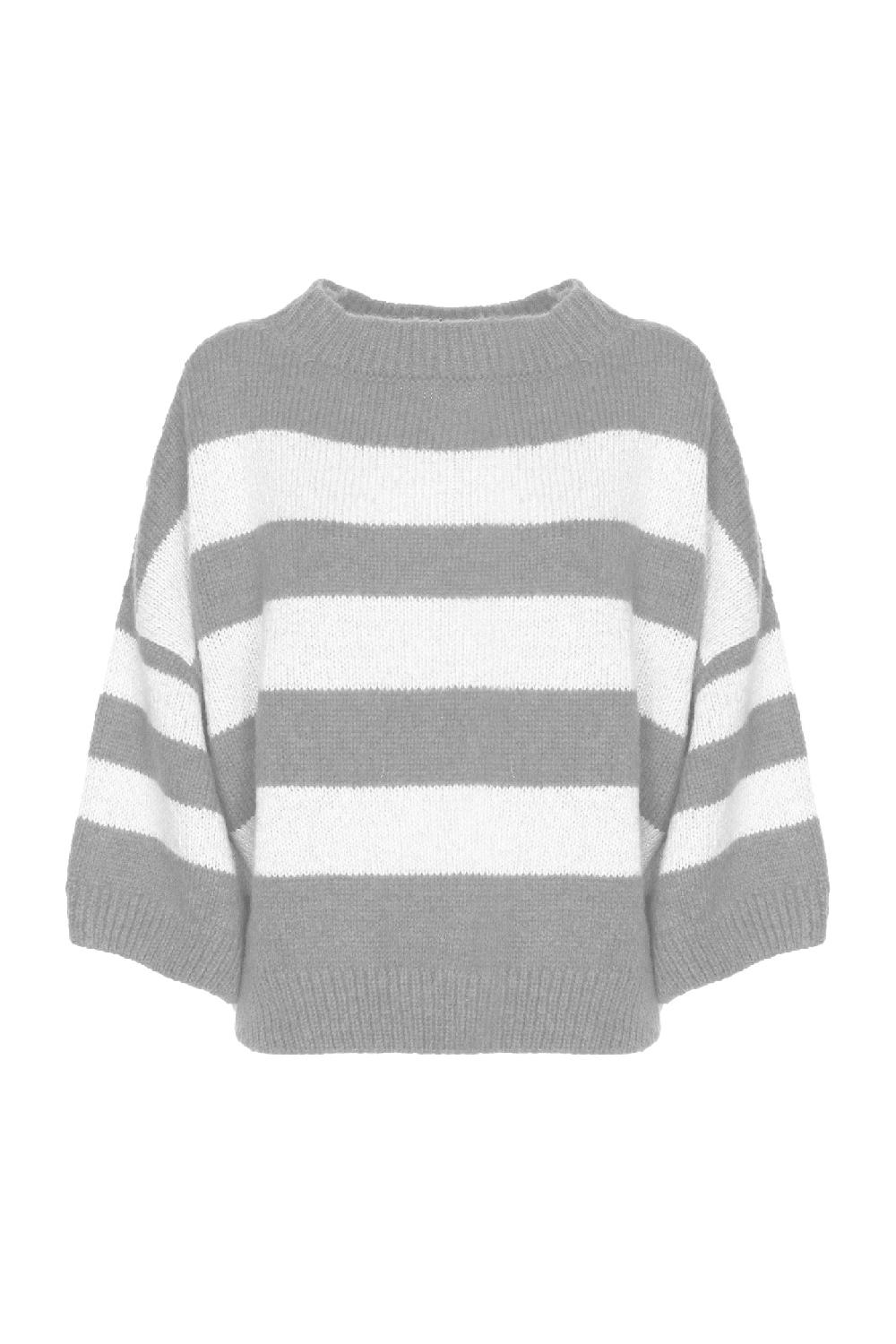 Soallure MAGLIA OVER A RIGHE 7/8 Saldi