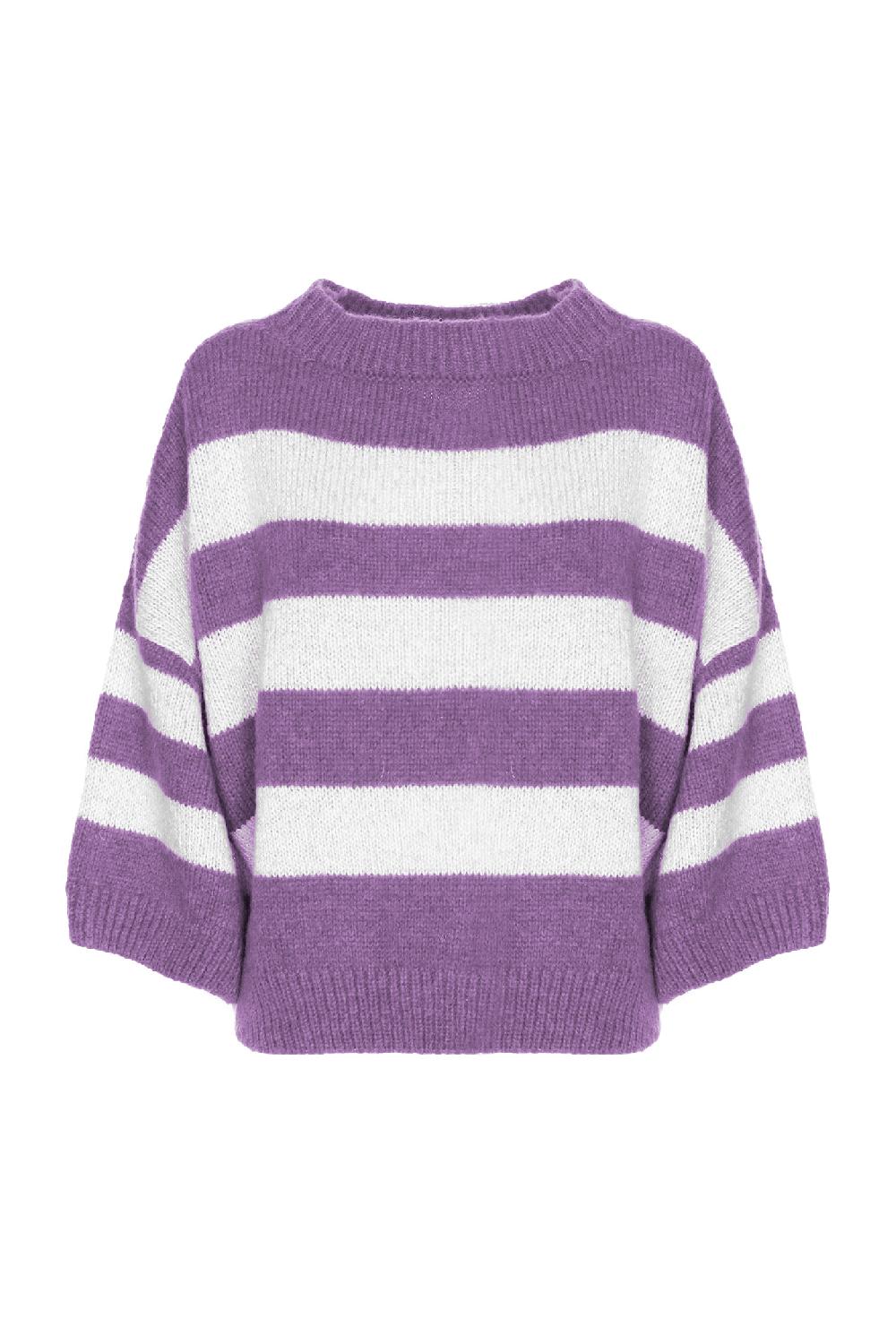 Soallure MAGLIA OVER A RIGHE 7/8 Saldi