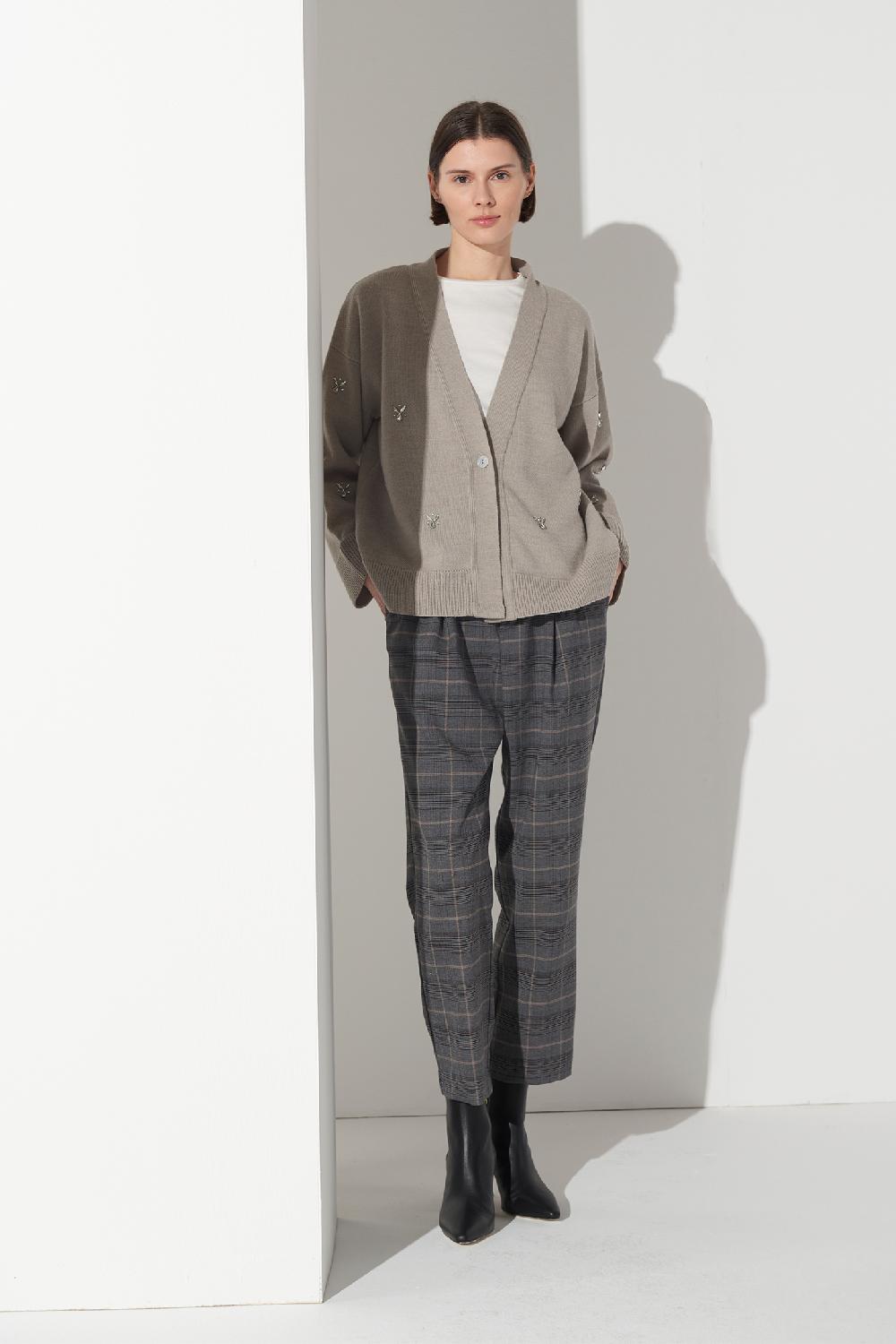 Soallure PANTALONE 7/8 CHECK 2025