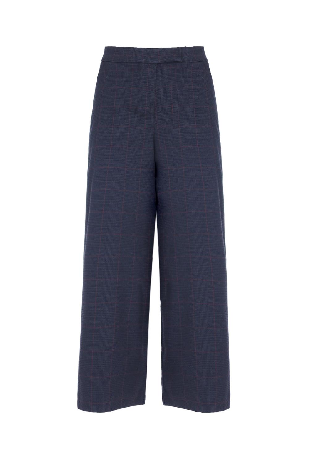 Soallure PANTALONE LARGO 7/8 CHECK Spedizione Gratuita