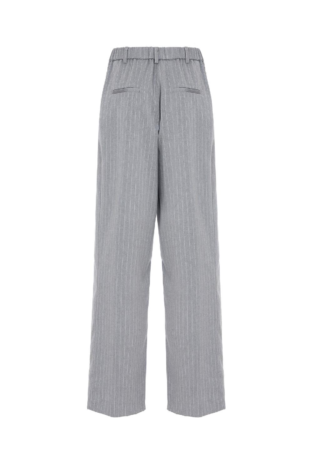 Soallure PANTALONE PALAZZO GESSATO Qualità