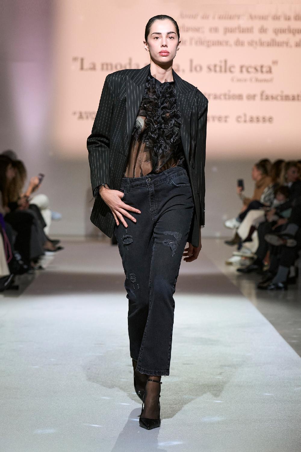 Soallure CAMICIA ROUCHES ORGANZA Vendita Economica