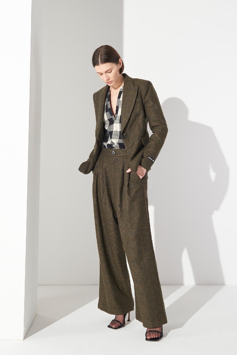 Soallure CAMICIA SERAFINO CHECK FLANELLA In Saldo