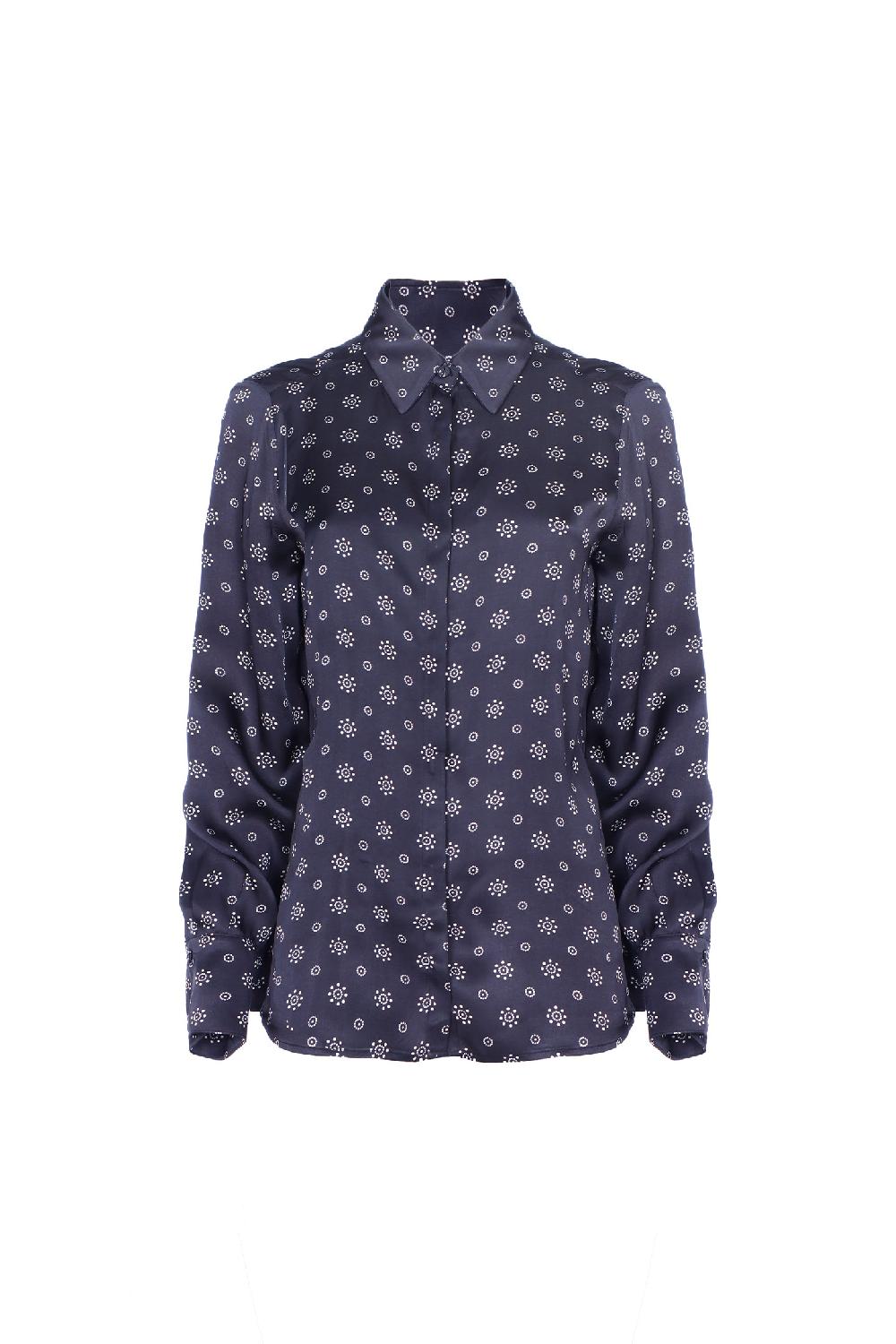 Soallure CAMICIA CON COLLETTO IN RASO Moda