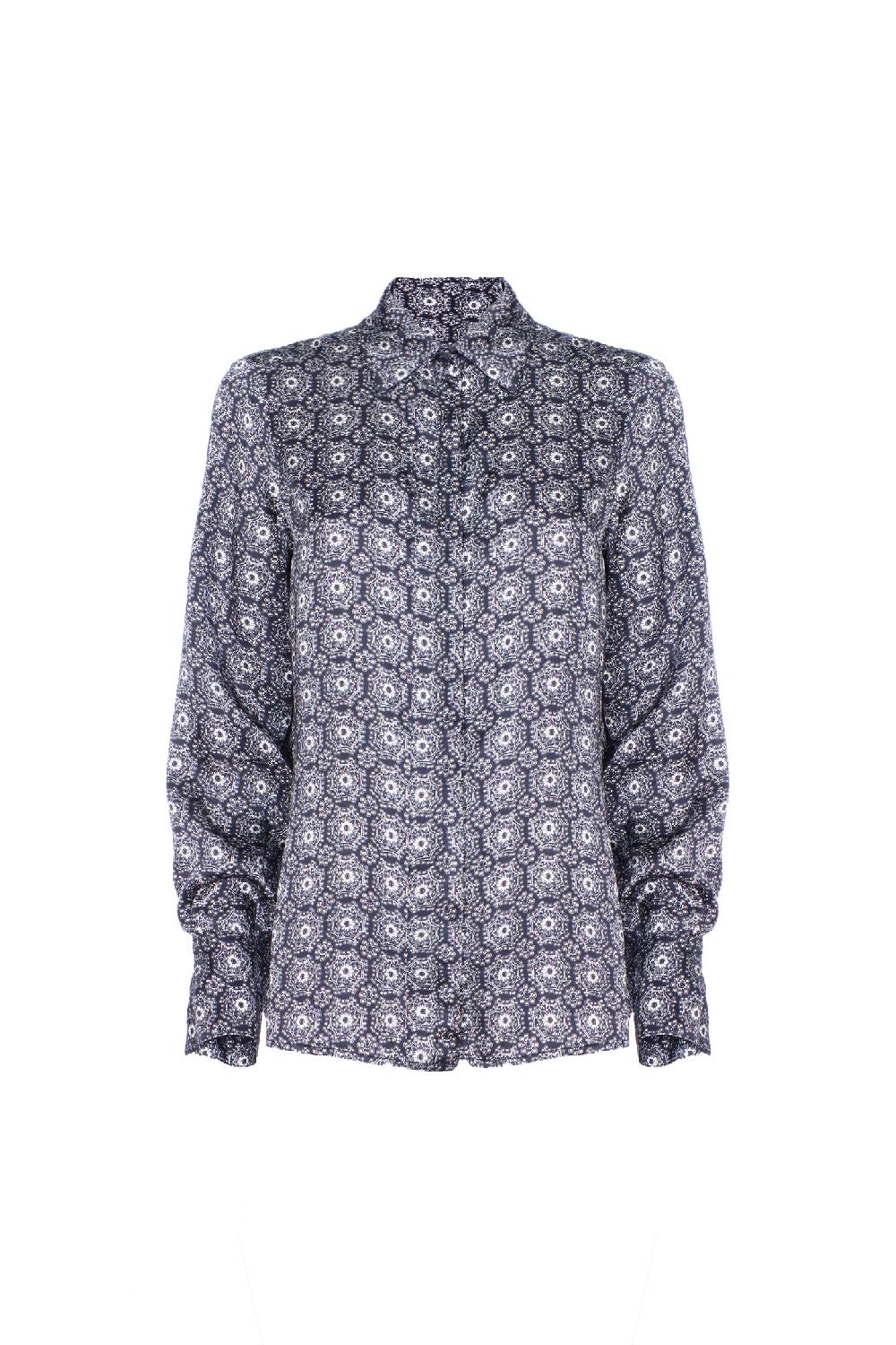 Soallure CAMICIA CON COLLETTO IN RASO Moda