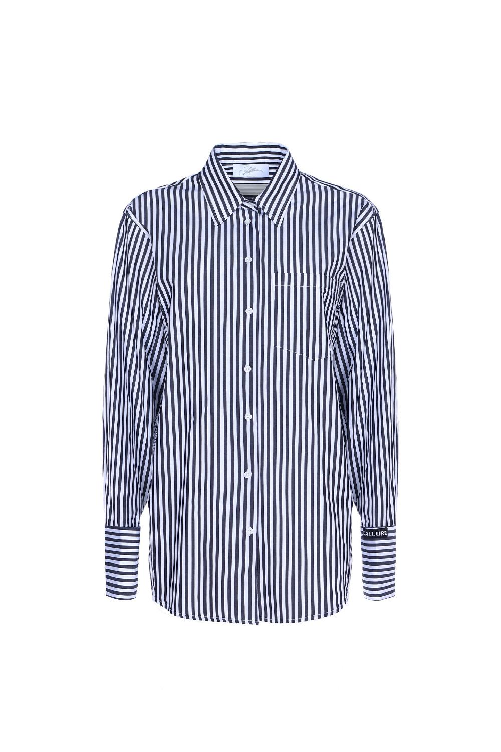Soallure CAMICIA OVER IN COTONE A RIGHE 2025
