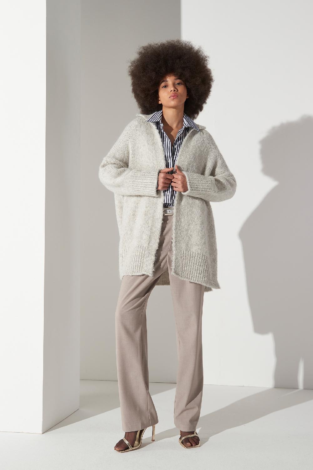 Soallure CAMICIA OVER IN COTONE A RIGHE 2025