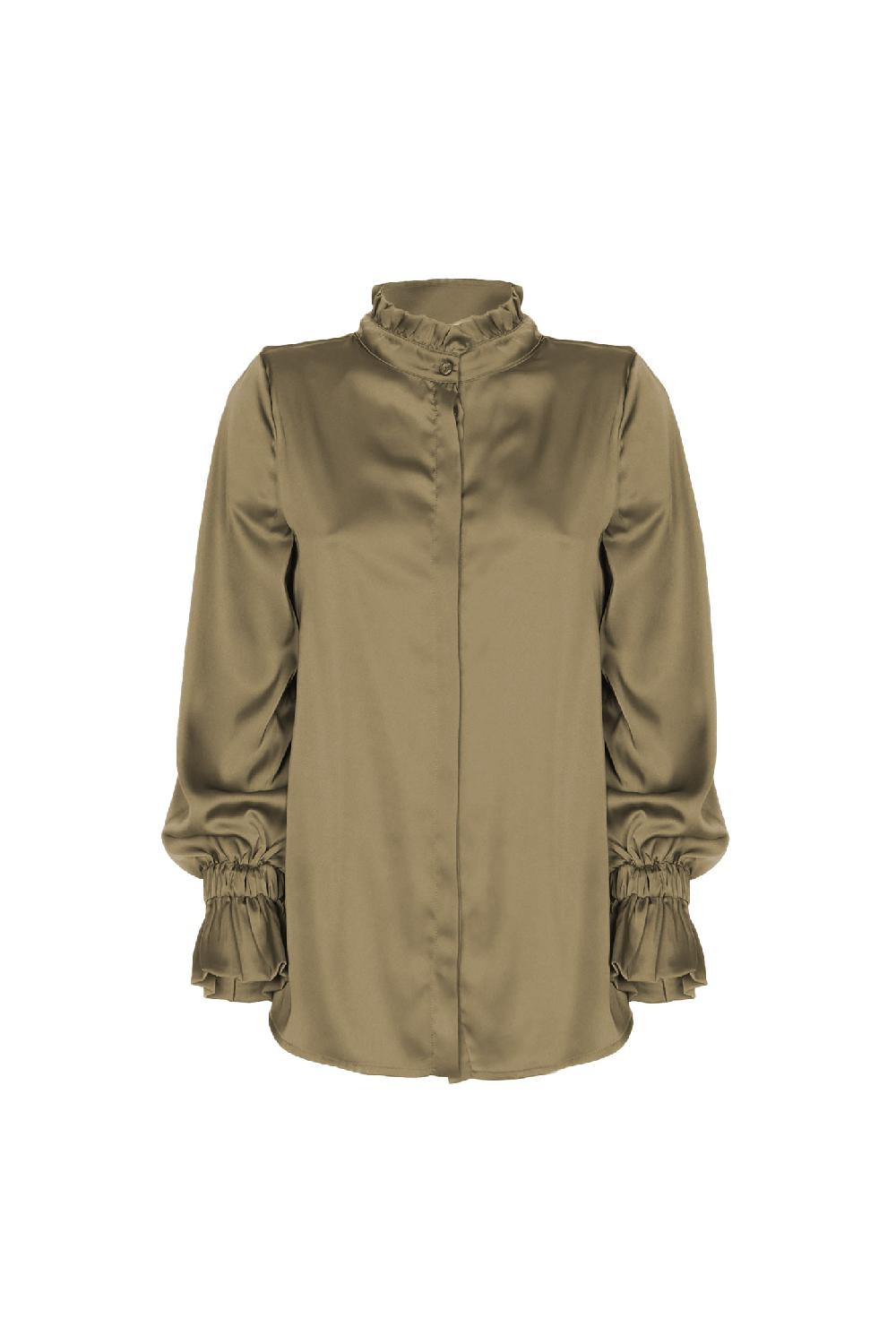 Soallure BLUSA CON ROUCHES In Linea