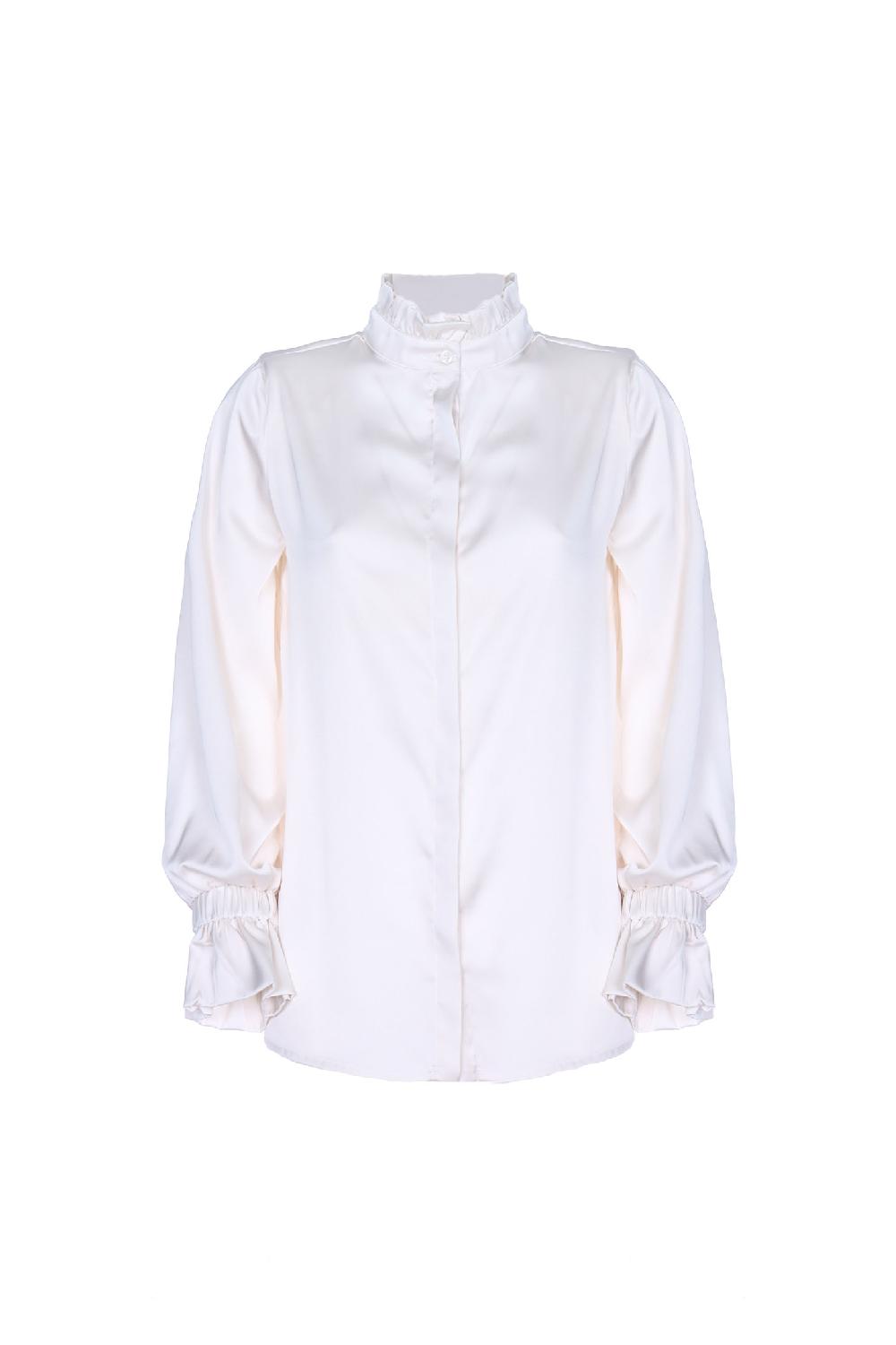 Soallure BLUSA CON ROUCHES In Linea