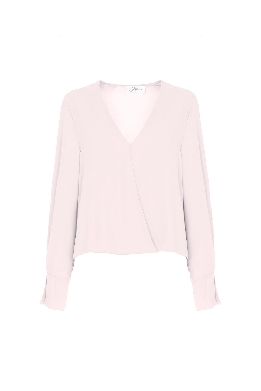 Soallure CAMICIA INCROCIO IN GEORGETTE Spedizione Gratuita
