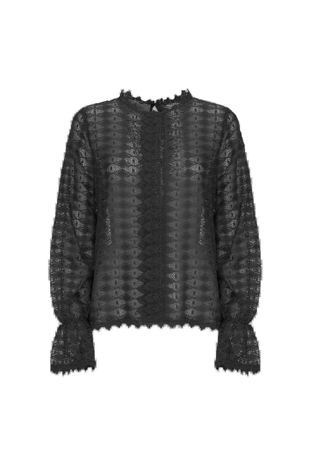 Soallure BLUSA MANICHE BALOON PIZZO STRETCH Promozione Limitata