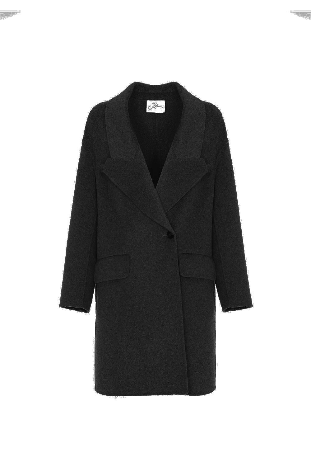 Soallure CAPPOTTO DOPPIO PETTO CON REVER A PUNTA TAGLIATA Novità