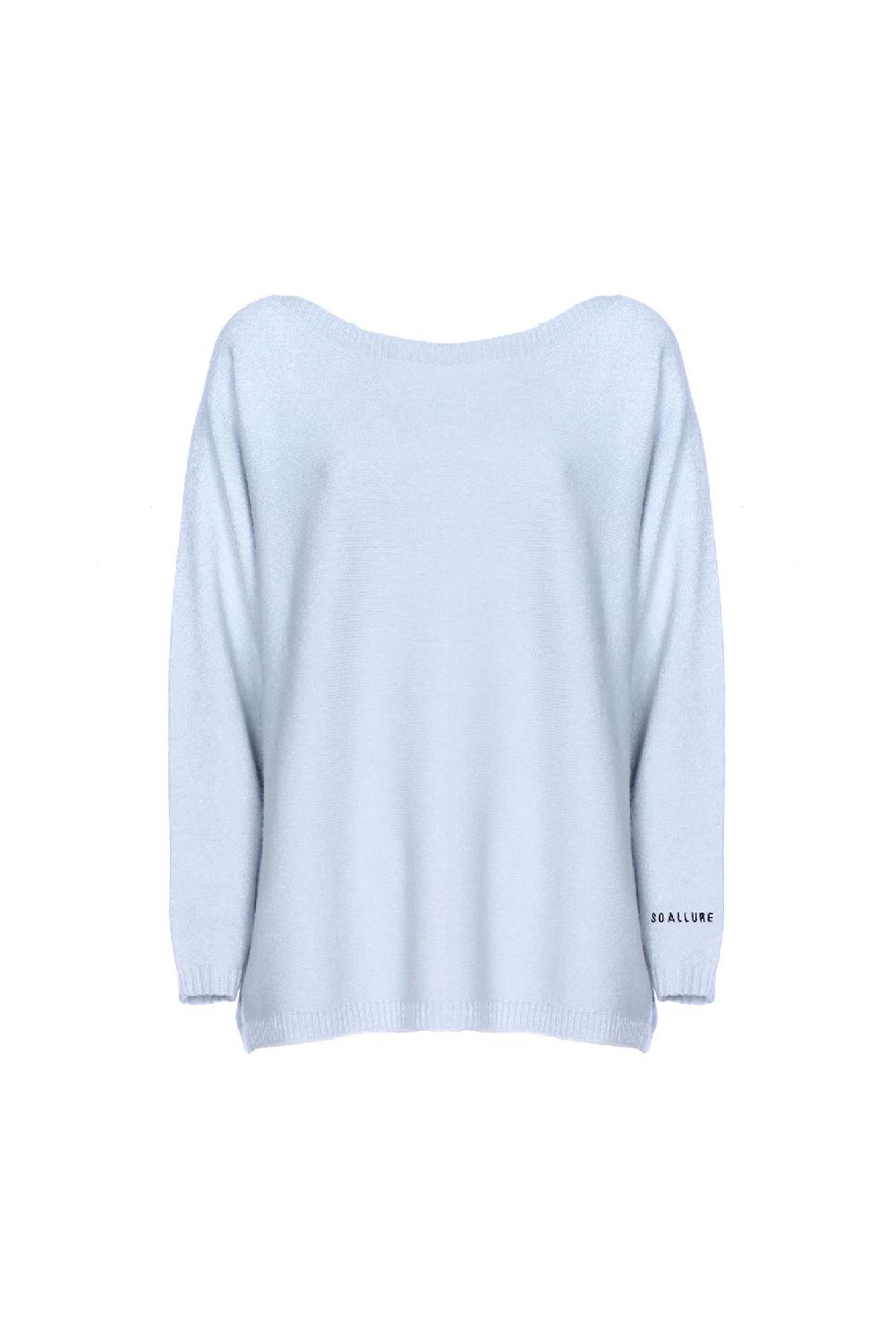 Soallure MAGLIA BOXY COLLO RICAMO SOALLURE Hotsell