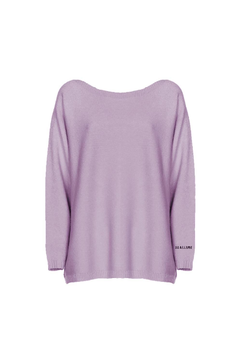 Soallure MAGLIA BOXY COLLO RICAMO SOALLURE Hotsell