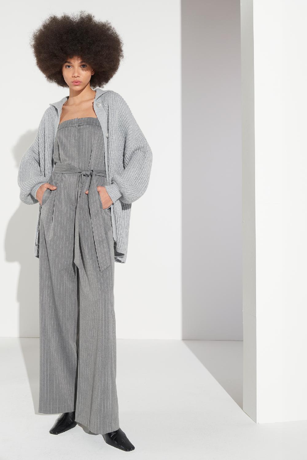 Soallure CARDIGAN OVER CON COLLETTO A POLO Saldi Di Fabbrica