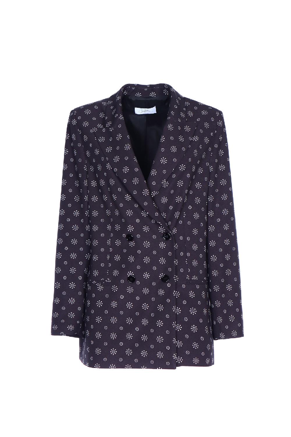 Soallure GIACCA DOPPIO PETTO FANTASIA Moda
