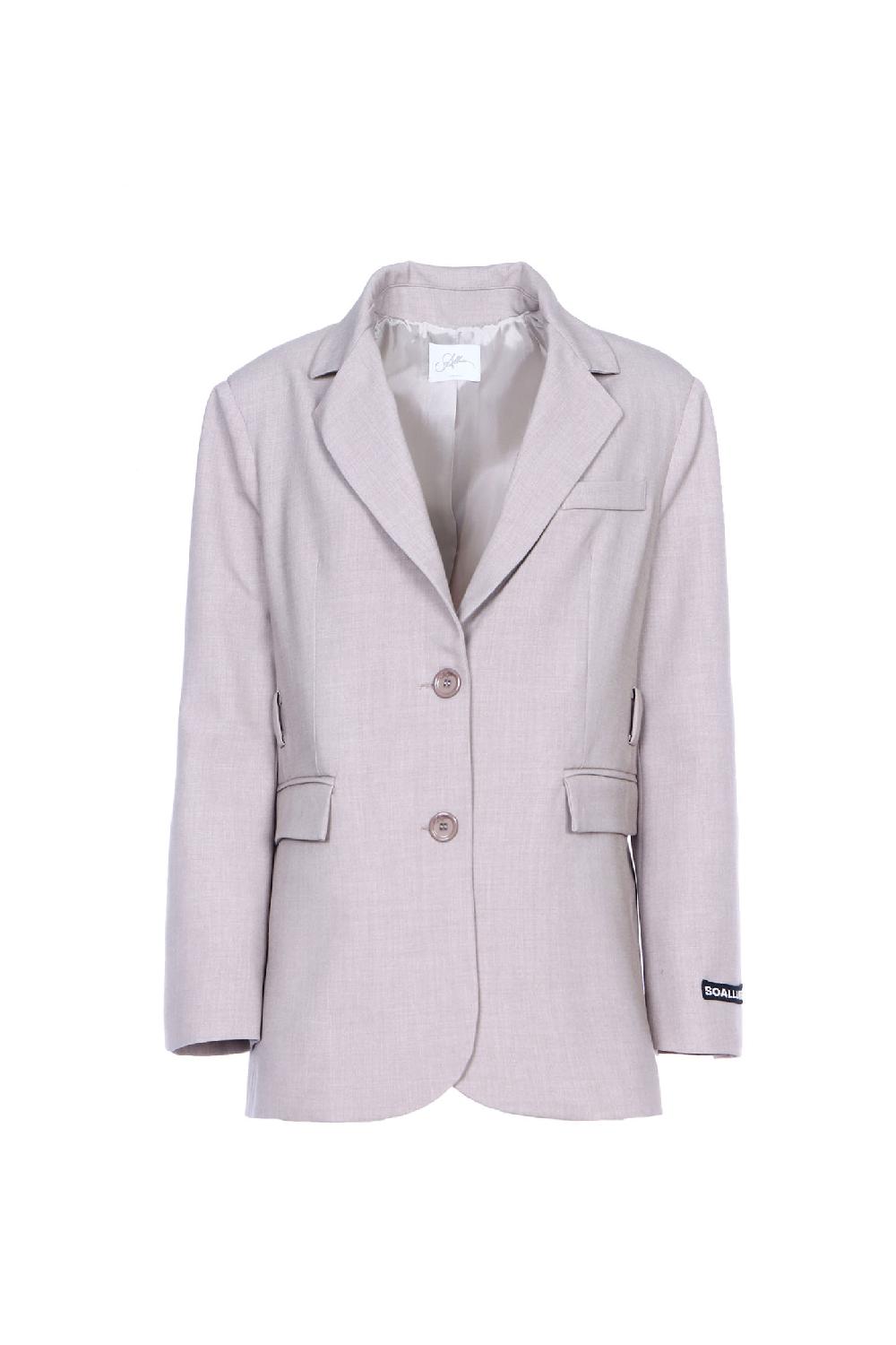 Soallure GIACCA MONOPETTO OVER BOYS Nuovo
