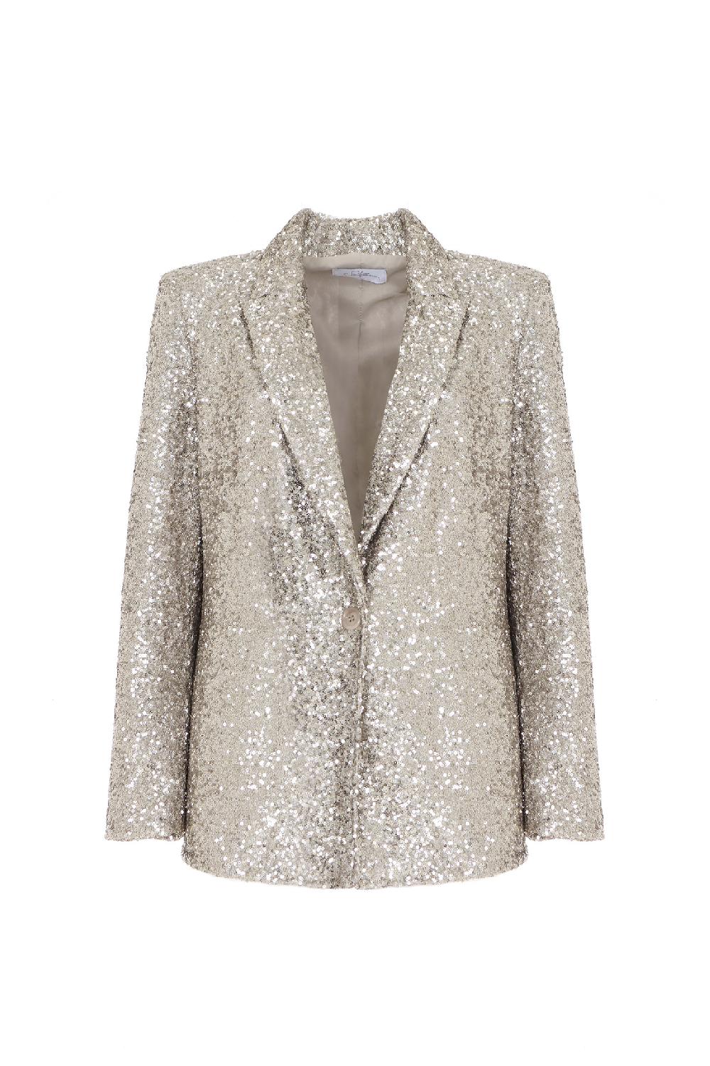 Soallure GIACCA SLIM PAILLETTES Pezzi Unici