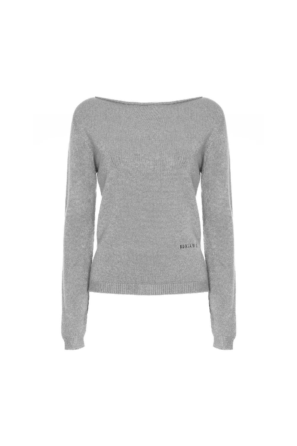 Soallure MAGLIA SLIM SCOLLO A BARCA CON RICAMO SOALLURE Offerte