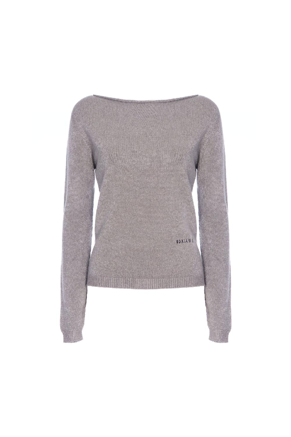 Soallure MAGLIA SLIM SCOLLO A BARCA CON RICAMO SOALLURE Offerte