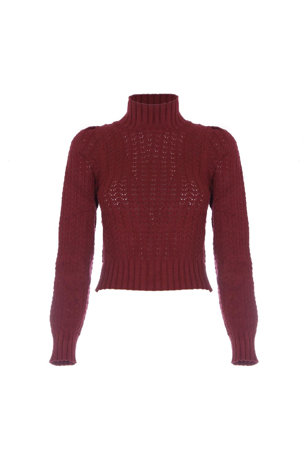 Soallure MAGLIA LUPETTO CROCHET I Più Venduti