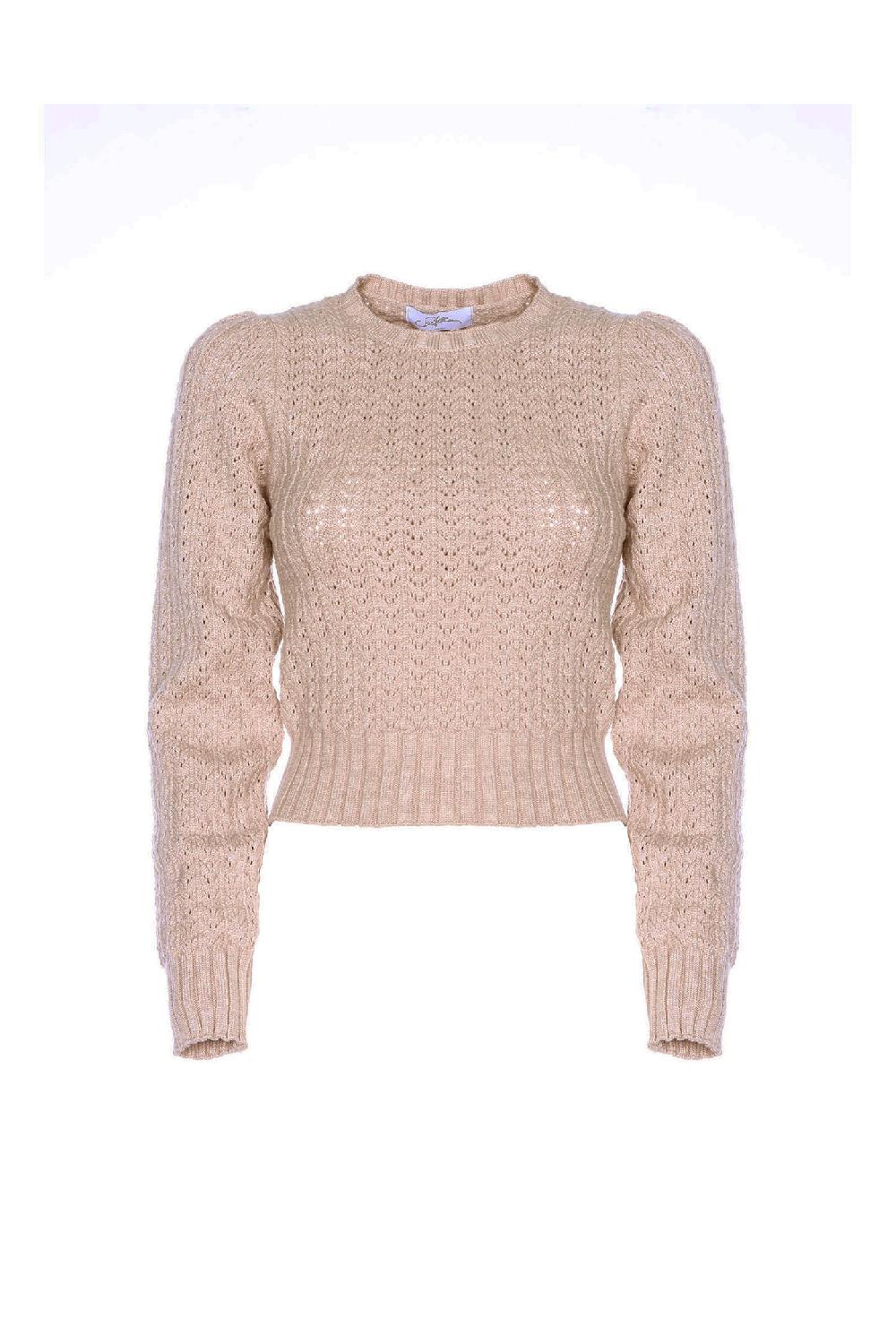 Soallure MAGLIA CON LAVORAZIONE CROCHET Vendite Flash