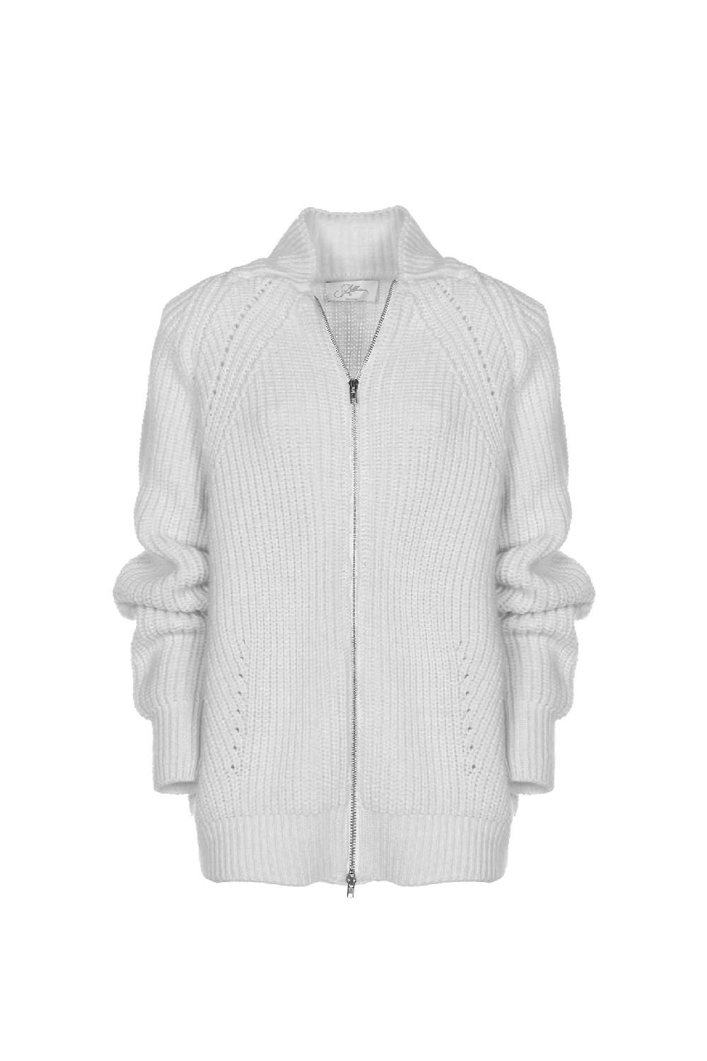 Soallure CARDIGAN ZIP IN LANA CARDATA Prezzo Ridotto