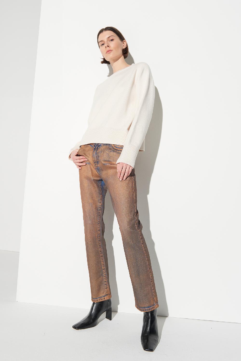 Soallure MAGLIA GIROCOLLO BOXY Italia