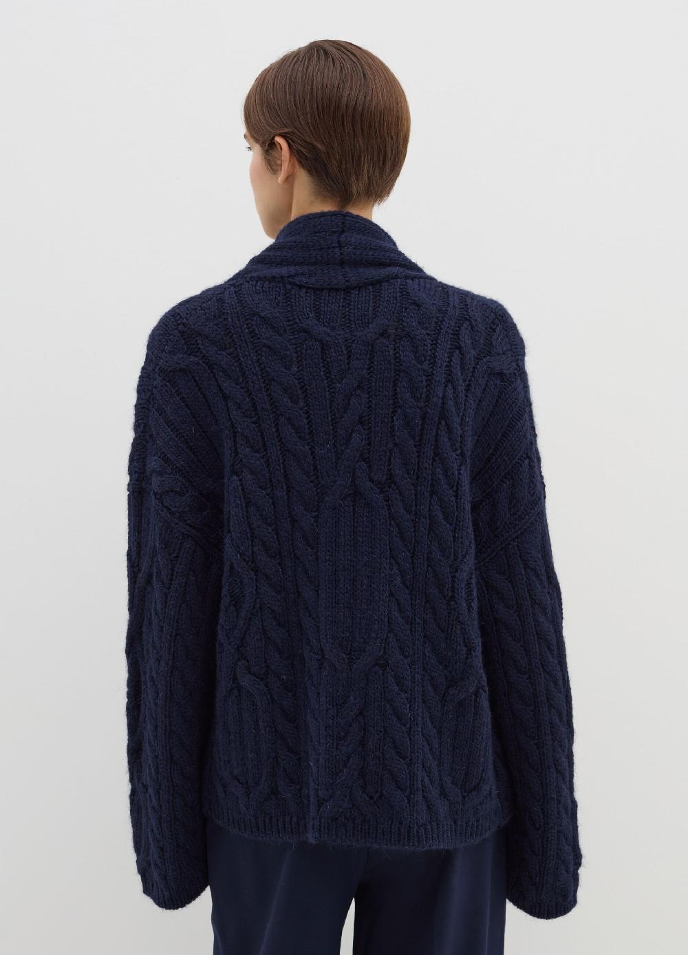 Stefanel Cardigan aperto in stoppino a trecce Saldi