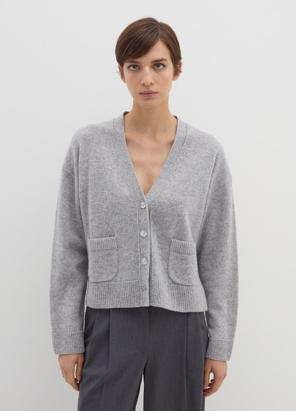 Stefanel Cardigan in lana e cashmere con scollo a V Offerte