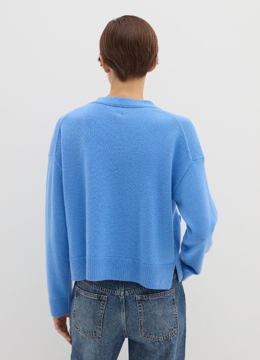 Stefanel Cardigan in lana e cashmere con scollo a V Vendita Calda