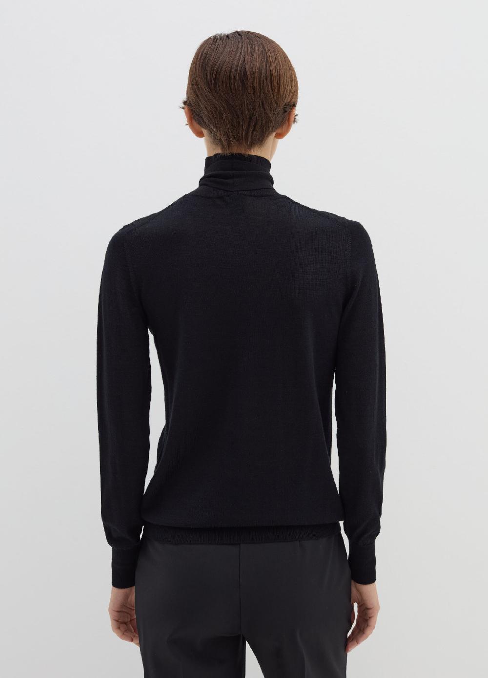 Stefanel Maglia a collo alto con foulard Saldi Di Fabbrica