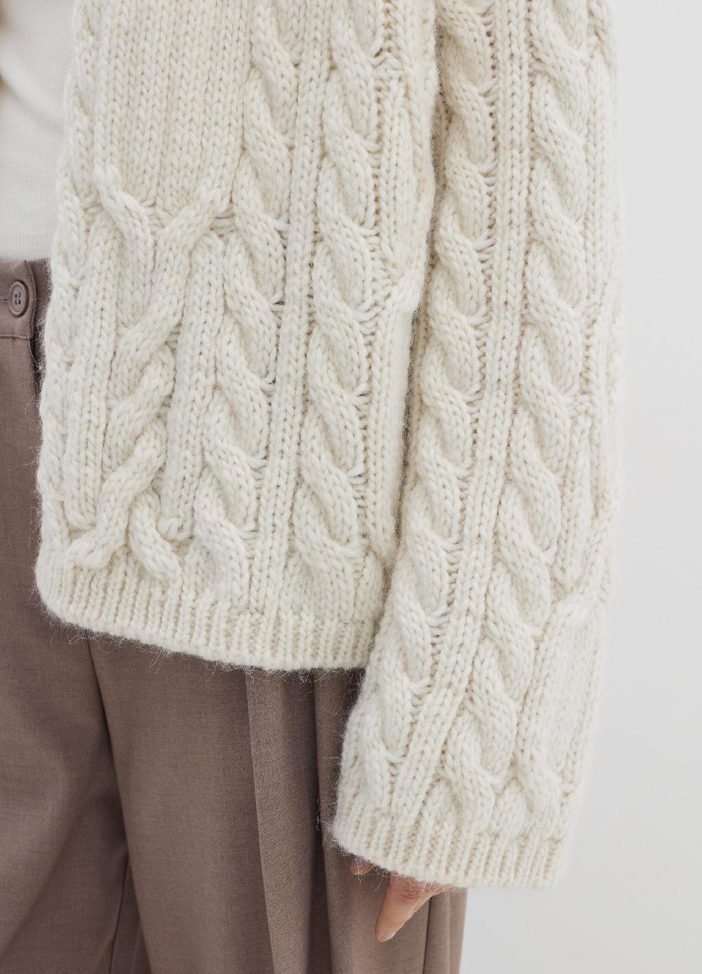 Stefanel Cardigan aperto in stoppino a trecce Negozio
