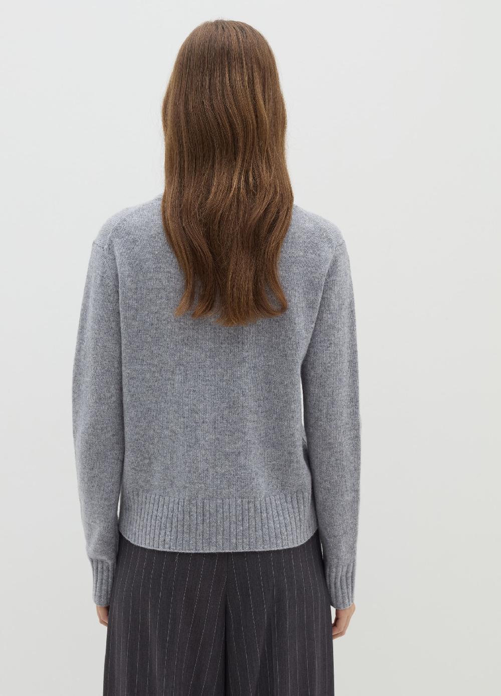 Stefanel Cardigan girocollo in lana cardata Nuovo