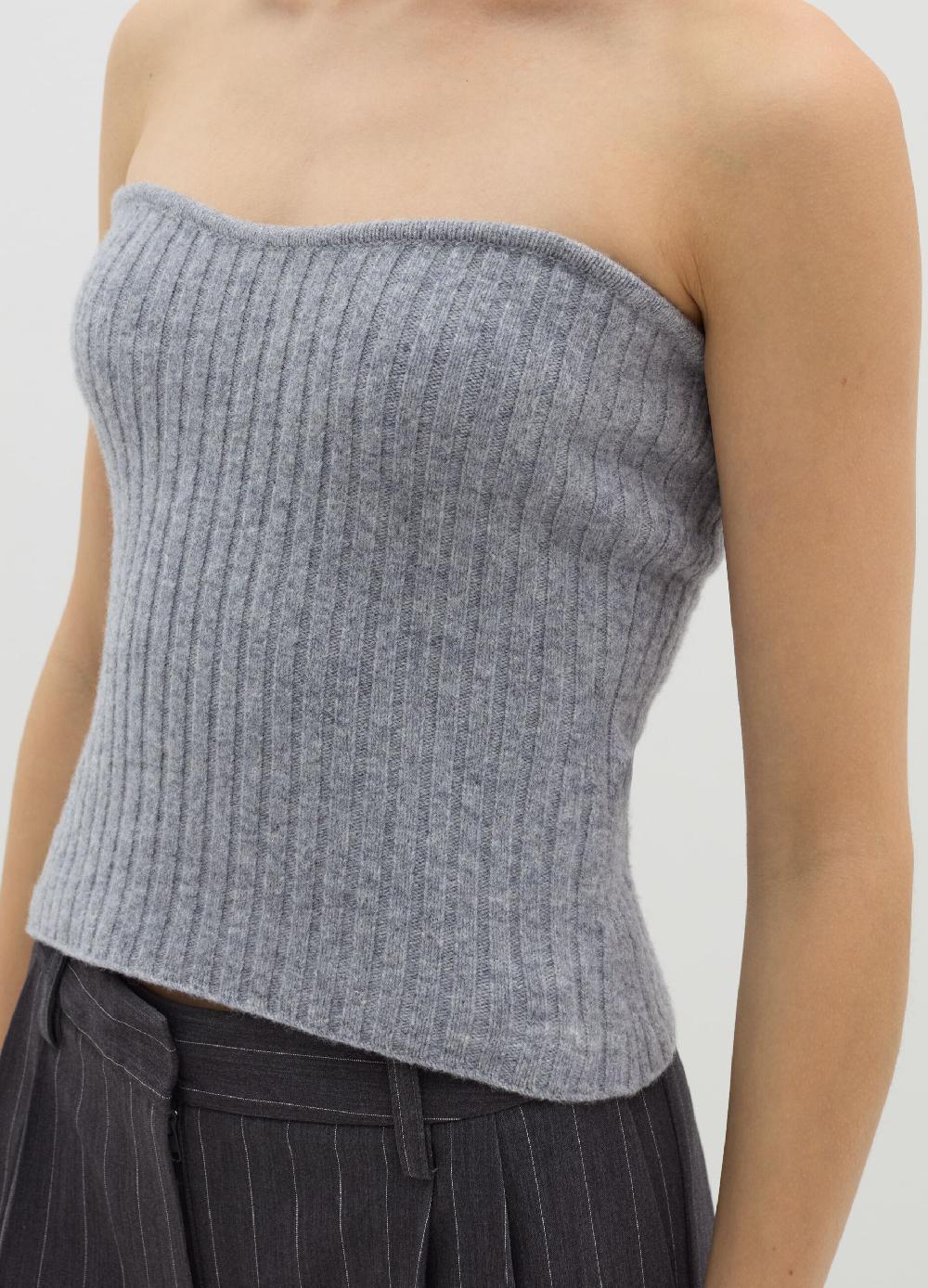Stefanel Top a fascia in lana cardata Qualità