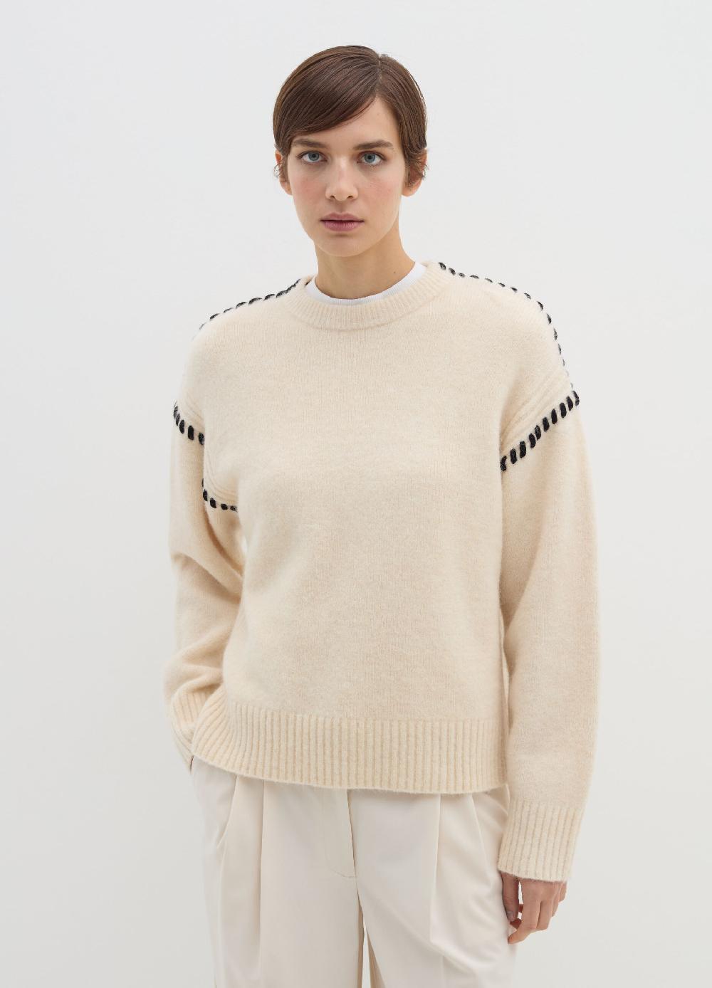 Stefanel Pullover con dettagli a contrasto Promozione
