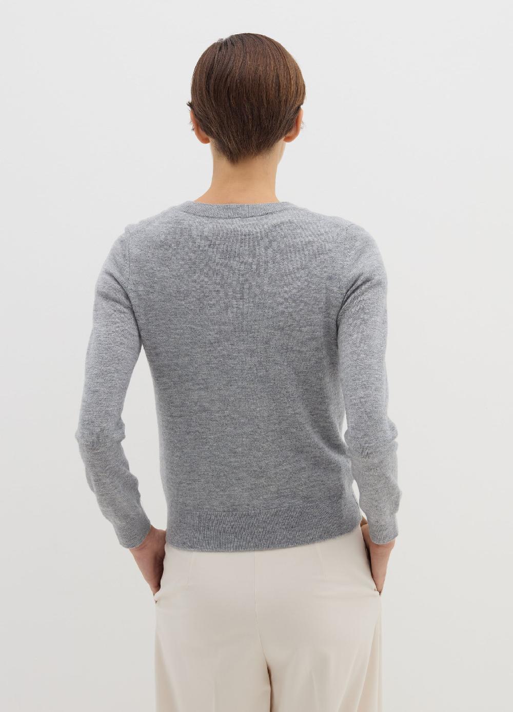 Stefanel Maglia in lana cardata con maniche lunghe Spedizione Gratuita