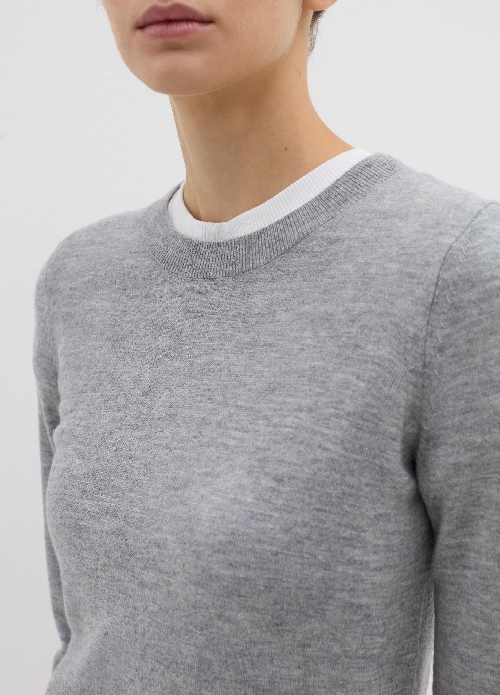 Stefanel Maglia in lana cardata con maniche lunghe Spedizione Gratuita