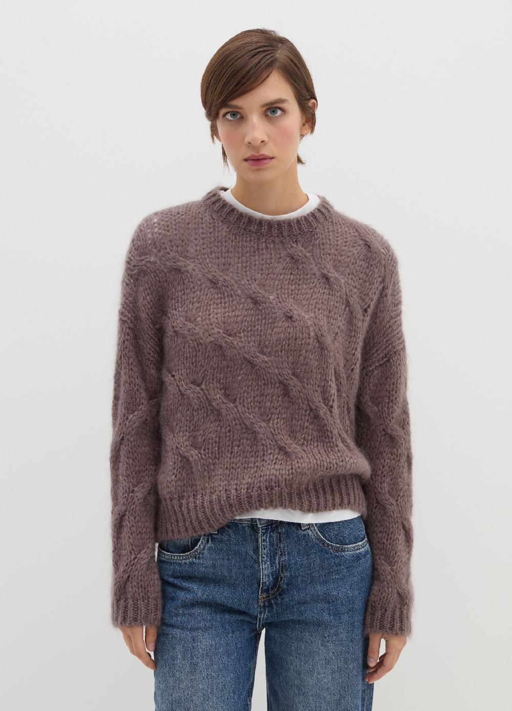Stefanel Pullover oversize a treccia Acquista Ora