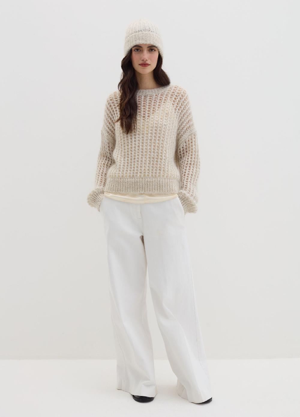 Stefanel Berretto con micro paillettes
