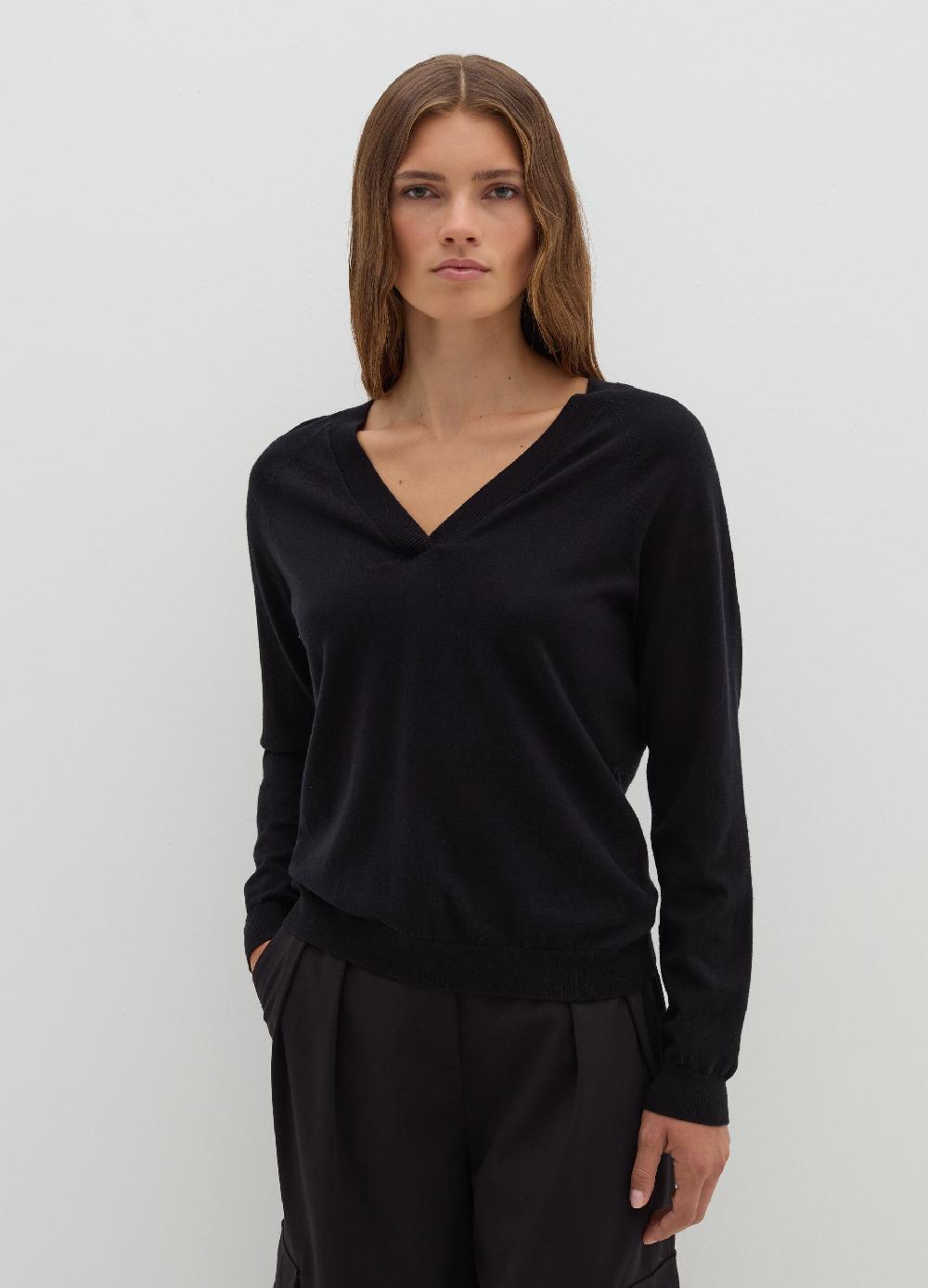 Stefanel Pullover in lana cotone e cashmere scollo a V Spedizione Gratuita