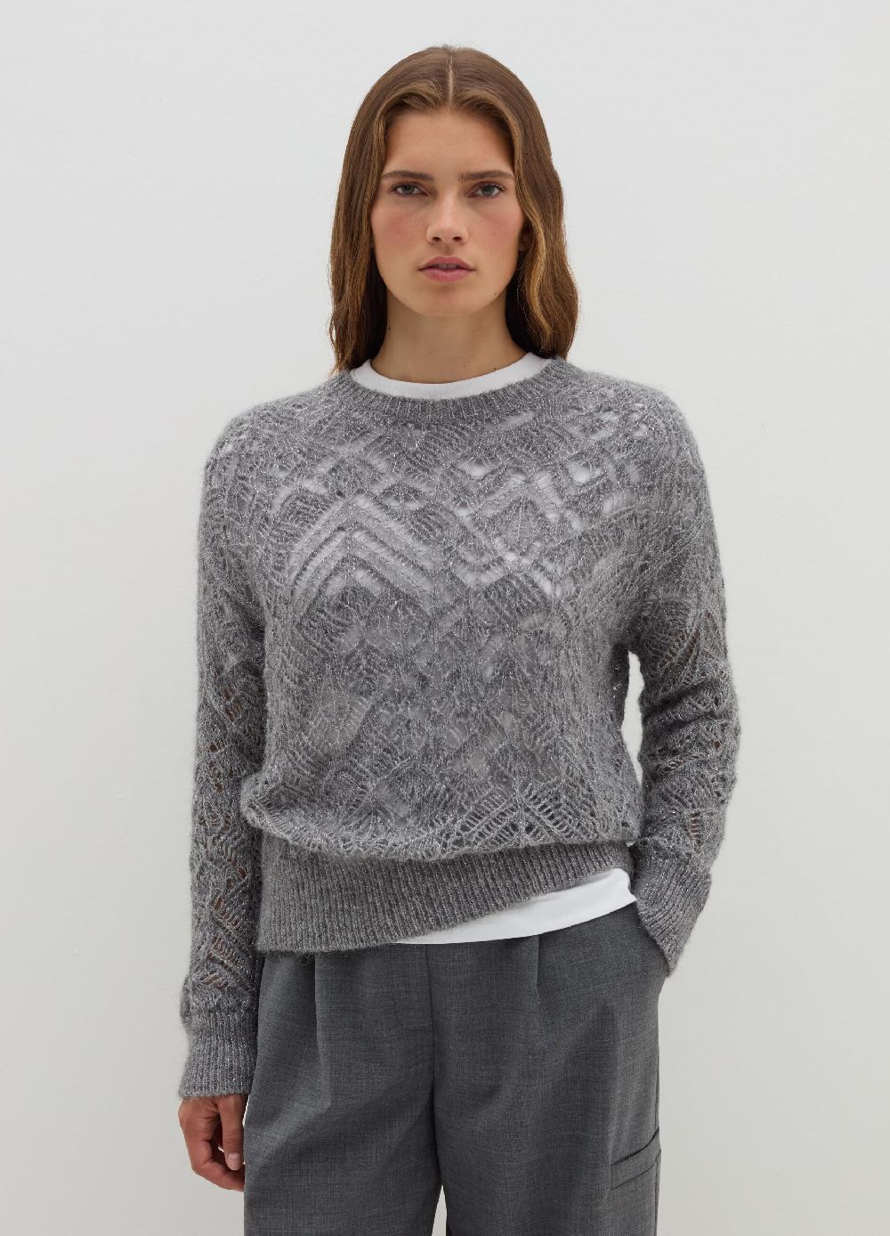 Stefanel Pullover traforato con lurex Qualità Garantita