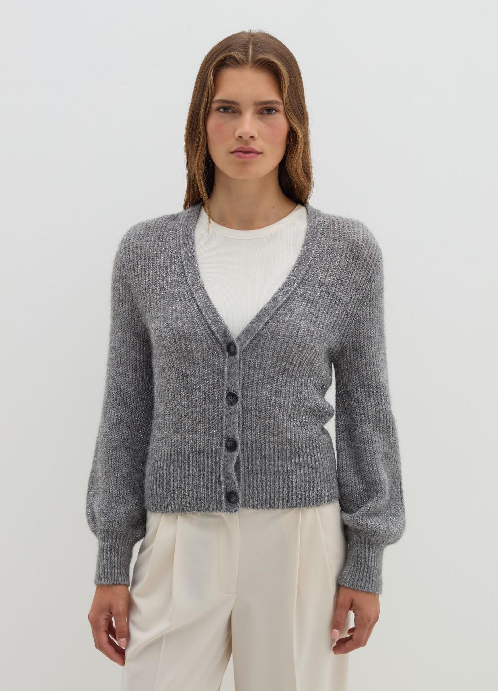 Stefanel Cardigan in lurex con scollo a V Offerta speciale