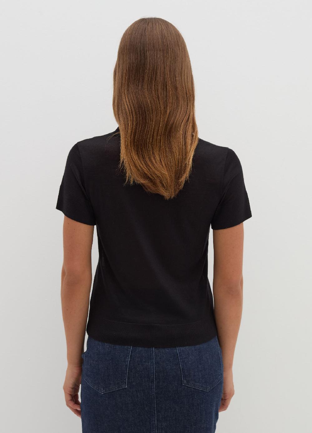 Stefanel T-shirt in lana e Lyocell Offerta esclusiva