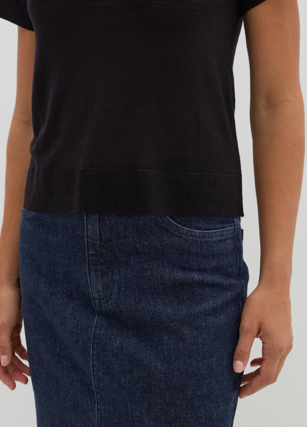 Stefanel T-shirt in lana e Lyocell Offerta esclusiva