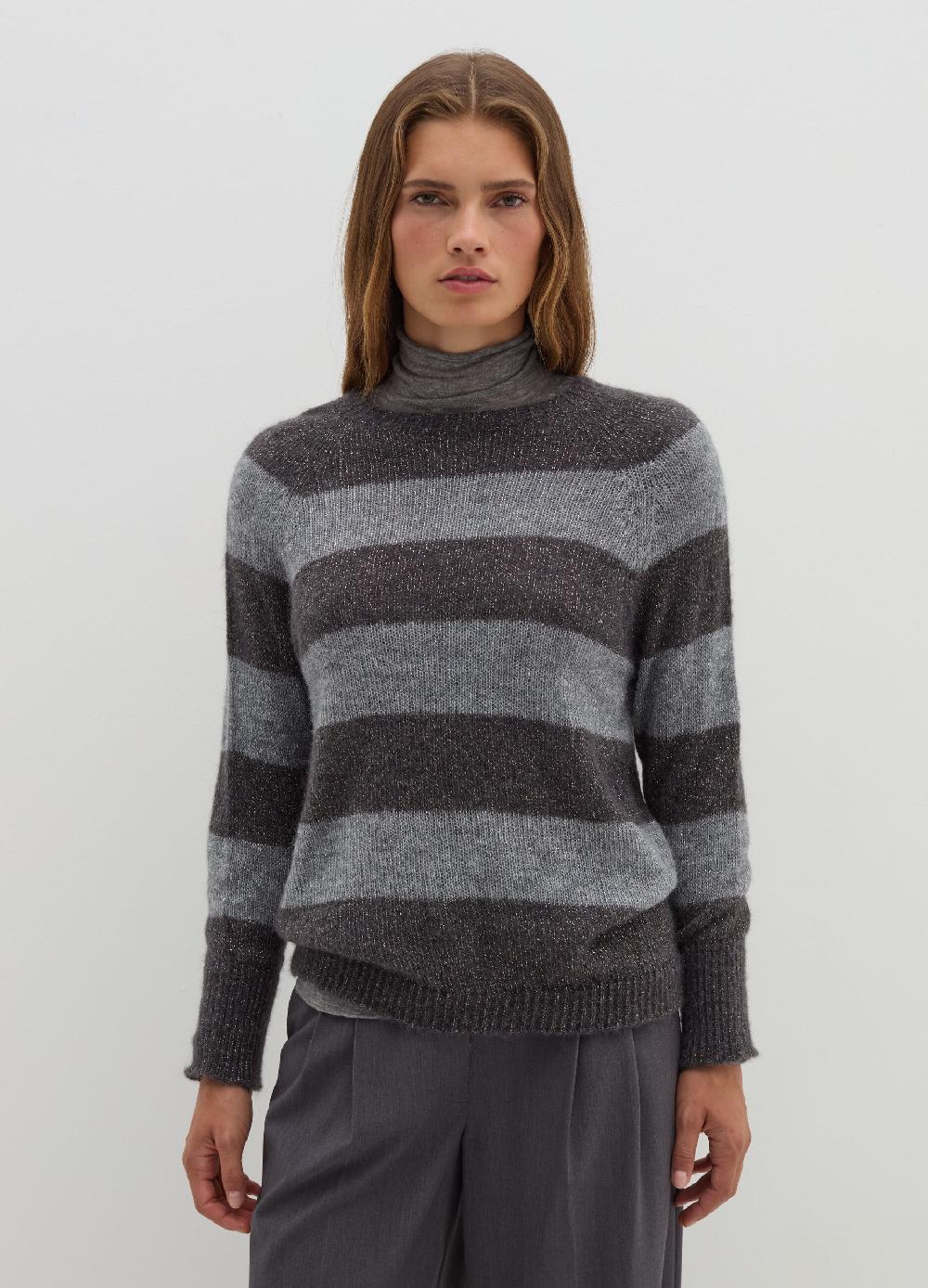 Stefanel Maglia in alpaca leggero a righe Novità