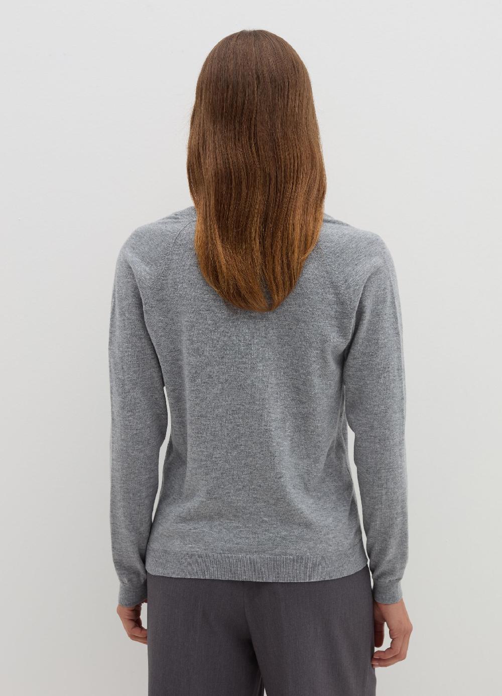 Stefanel Pullover in lana cotone e cashmere scollo a V Presa