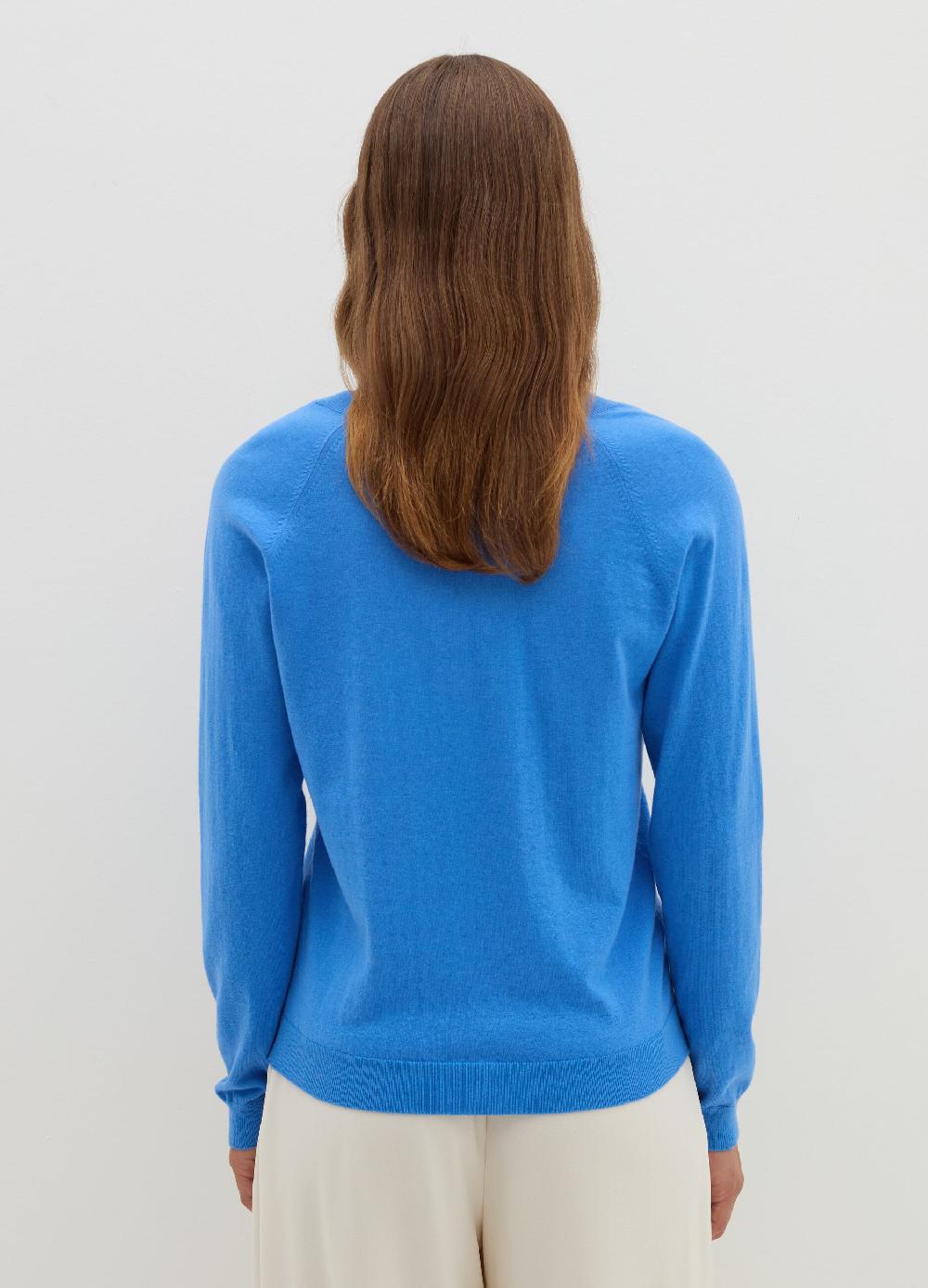 Stefanel Pullover in lana cotone e cashmere scollo a V Sconto